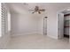 Spacious bedroom with ceiling fan and ample natural light at 9 Chalet Hills Ter, Henderson, NV 89052