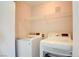 Laundry room featuring side-by-side washer and dryer, a shelf and a clean, organized space at 1979 Cutlass Dr # 1979, Henderson, NV 89014