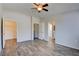Spacious main bedroom with ceiling fan and multiple closets for storage at 1979 Cutlass Dr # 1979, Henderson, NV 89014