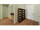 Inviting entryway featuring a built-in bookcase and a convenient granite countertop cabinet at 5300 E La Terra Ave, Pahrump, NV 89061