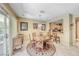 Cozy dining area next to the kitchen features a sliding glass door to the patio and backyard at 1862 Redwood Valley St, Henderson, NV 89052