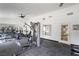 Community gym featuring free weights, machines, a large mirror, and ample workout space at 221 Mission Catalina Ln # 104, Las Vegas, NV 89107