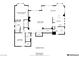 Detailed floor plan showcasing layout of the house with measurements for each room at 2728 Faiss Dr, Las Vegas, NV 89134