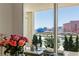 Enjoy the city skyline from this balcony complete with champagne bucket and stunning views at 2877 Paradise Rd # 2502, Las Vegas, NV 89109