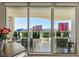 Large balcony seating provides relaxing area to enjoy the bright city views and clear skies at 2877 Paradise Rd # 2502, Las Vegas, NV 89109