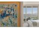 Bedroom with city and mountain views at 2877 Paradise Rd # 2502, Las Vegas, NV 89109