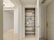 A hallway features an open closet and access to other rooms at 2877 Paradise Rd # 2502, Las Vegas, NV 89109