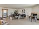 Expansive living room with transparent chairs, neutral furniture, and decorative fireplace at 2877 Paradise Rd # 2502, Las Vegas, NV 89109