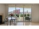 Bright living room featuring a dining area, city views, and modern transparent seating at 2877 Paradise Rd # 2502, Las Vegas, NV 89109
