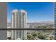 Balcony showcasing stunning views of the city at 2877 Paradise Rd # 2502, Las Vegas, NV 89109