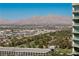 Scenic view of the city skyline and surrounding mountains from the property at 2877 Paradise Rd # 2502, Las Vegas, NV 89109