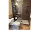 Updated bathroom showcasing decorative tile and a glass enclosed shower at 3150 Soft Breezes Dr # 1008, Las Vegas, NV 89128