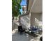 Cozy patio with outdoor seating, perfect for enjoying coffee outside at 3150 Soft Breezes Dr # 1008, Las Vegas, NV 89128