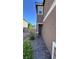 Pathway leading to a front door with desert landscaping at 3339 Cromford Dr, North Las Vegas, NV 89081