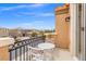 Balcony with patio furniture overlooking a view of the neighborhood at 4212 Hawks Glide Ave, North Las Vegas, NV 89084