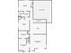 Detailed floor plan of the home's second floor layout, including three bedrooms and a loft at 4212 Hawks Glide Ave, North Las Vegas, NV 89084