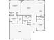 Detailed floor plan of the home's first floor layout, including the primary bedroom and kitchen at 4212 Hawks Glide Ave, North Las Vegas, NV 89084