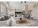 Living room showcases an open floor plan, modern decor, and plenty of natural light at 4212 Hawks Glide Ave, North Las Vegas, NV 89084