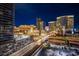 Enjoy a stunning city view of the brightly illuminated Las Vegas strip at night at 4525 Dean Martin Dr # 1103, Las Vegas, NV 89103