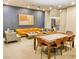 Comfortable lounge area with modern seating, stylish decor, and a game table at 4525 Dean Martin Dr # 1103, Las Vegas, NV 89103