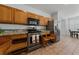 Well-equipped kitchen with stainless steel appliances and ample counter space at 3024 Pismo Beach Dr, Las Vegas, NV 89128