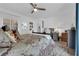 The primary bedroom suite offers space, comfort, and an ensuite bathroom at 328 Wild Plum Ln, Las Vegas, NV 89107