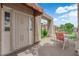 Private outdoor patio with a table and chairs, perfect for relaxing at 328 Wild Plum Ln, Las Vegas, NV 89107