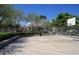 Enjoy a fun game of basketball on the community court with a fully fenced court and well maintained surface at 7633 Tender Tassels St, Las Vegas, NV 89149