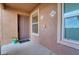 Inviting front door with succulent decor and a 'hello' door mat at 8101 W Flamingo Rd # 2059, Las Vegas, NV 89147