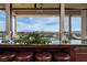 Breakfast bar offers seating and views of the pool and mountains beyond at 1123 Christian Rd, Henderson, NV 89002
