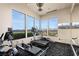 Home gym with modern exercise equipment and views at 1123 Christian Rd, Henderson, NV 89002