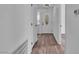 Hallway with view of front door and adjacent kitchen at 2851 S Valley View Blvd # 1098, Las Vegas, NV 89102