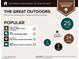 Outdoor report showcases nearby recreational amenities including golf courses, parks, and hiking trails at 11013 Mission Lakes Ave, Las Vegas, NV 89134