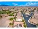 Picturesque aerial view of a suburban community with desert mountain backdrop at 1172 Via Della Costrella, Henderson, NV 89011