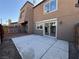 Backyard with concrete patio, perfect for outdoor entertaining and relaxation at 1474 Santa Anita Dr # B, Las Vegas, NV 89119