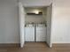 Conveniently located laundry closet with a standard-size washer and dryer hook-ups at 1474 Santa Anita Dr # B, Las Vegas, NV 89119