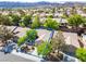 An aerial view of a single story house with a two car garage at 2137 Point Mallard Dr, Henderson, NV 89012
