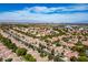 Aerial view showing the Las Vegas skyline in the background at 2137 Point Mallard Dr, Henderson, NV 89012