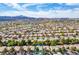 An aerial view of a neighborhood with single story houses at 2137 Point Mallard Dr, Henderson, NV 89012