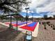 Outdoor Bocce Ball Courts with comfortable seating for spectators at 2137 Point Mallard Dr, Henderson, NV 89012