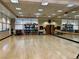 Spacious fitness studio with wood floors, large windows and exercise balls for a great workout experience at 2137 Point Mallard Dr, Henderson, NV 89012