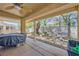 Covered patio and landscaped backyard offer serene outdoor living at 2213 Carrier Dove Way, North Las Vegas, NV 89084