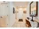 Welcoming home foyer featuring neutral colors, tile flooring, and decorative accents at 2213 Carrier Dove Way, North Las Vegas, NV 89084