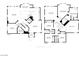 Detailed floor plan showcasing the layout of the living room, kitchen, dining area, and bedrooms on both floors at 2236 Timber Rose Dr, Las Vegas, NV 89134