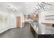 Spacious kitchen featuring a large center island, modern appliances, and bright natural light at 2236 Timber Rose Dr, Las Vegas, NV 89134