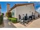 Exterior showing landscaping, utility connections, and partial view of the refreshing pool at 2301 Jean Paul Ave, North Las Vegas, NV 89031