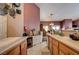 Kitchen with wooden cabinets and stainless steel appliances at 2301 Jean Paul Ave, North Las Vegas, NV 89031