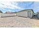 Backyard surrounded by white fences offering privacy at 2323 Mariposa Ave, Las Vegas, NV 89104