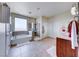Elegant bathroom featuring a tub, shower, and natural light, creating a serene and spa-like atmosphere at 2733 Auchmull St, Henderson, NV 89044