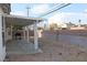Spacious backyard with covered patio, perfect for outdoor entertaining at 3524 Silver Lantern Dr, North Las Vegas, NV 89032